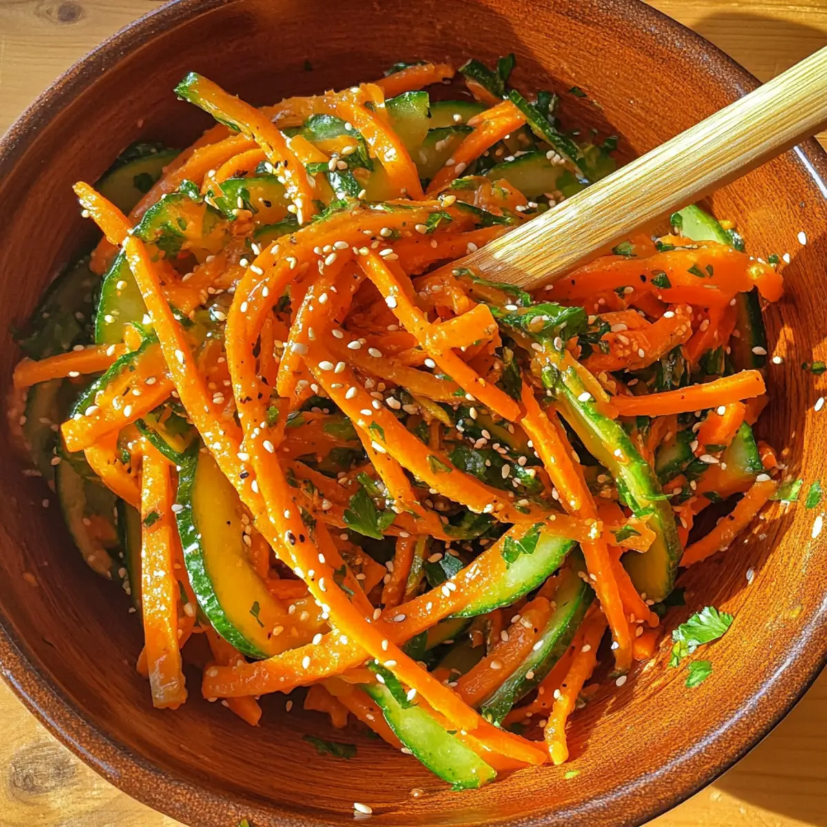 Cucumber Carrot Salad