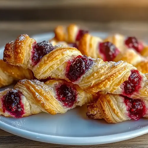 Berry Puff Twists