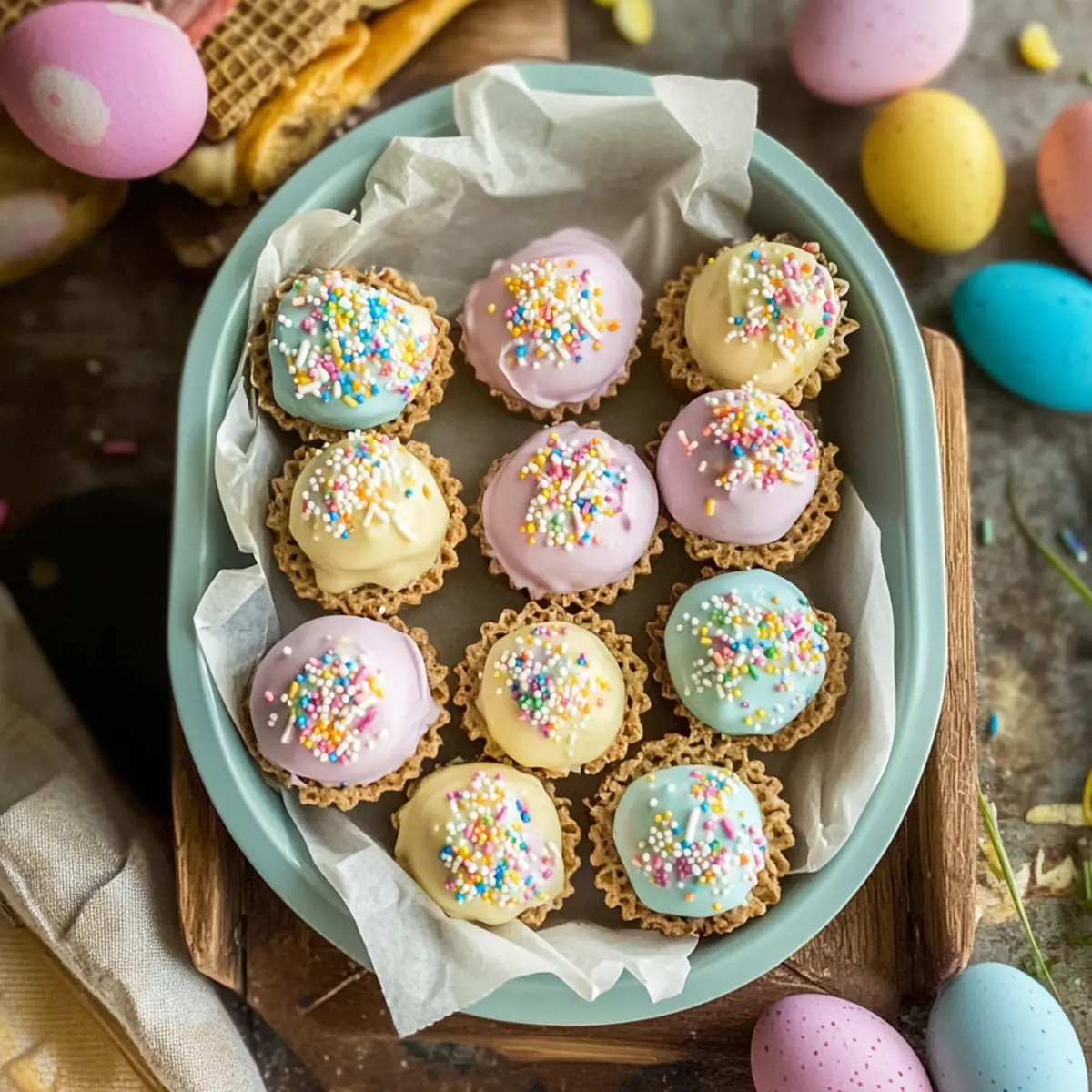 Banana Pudding Easter Truffles