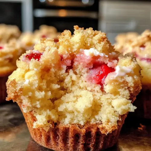Strawberry Cream Cheese Muffins
