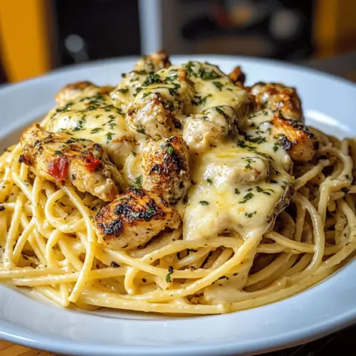 Creamy Cajun Chicken Spaghetti