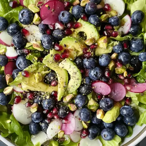 Blueberry Pistachio Spring Salad