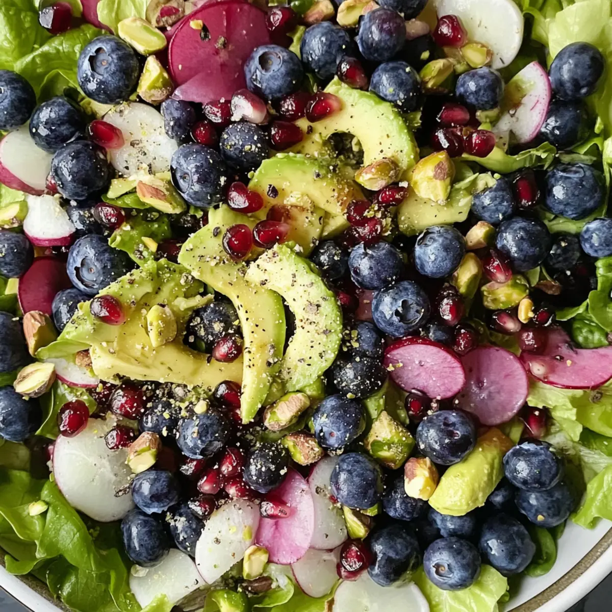 Blueberry Pistachio Spring Salad