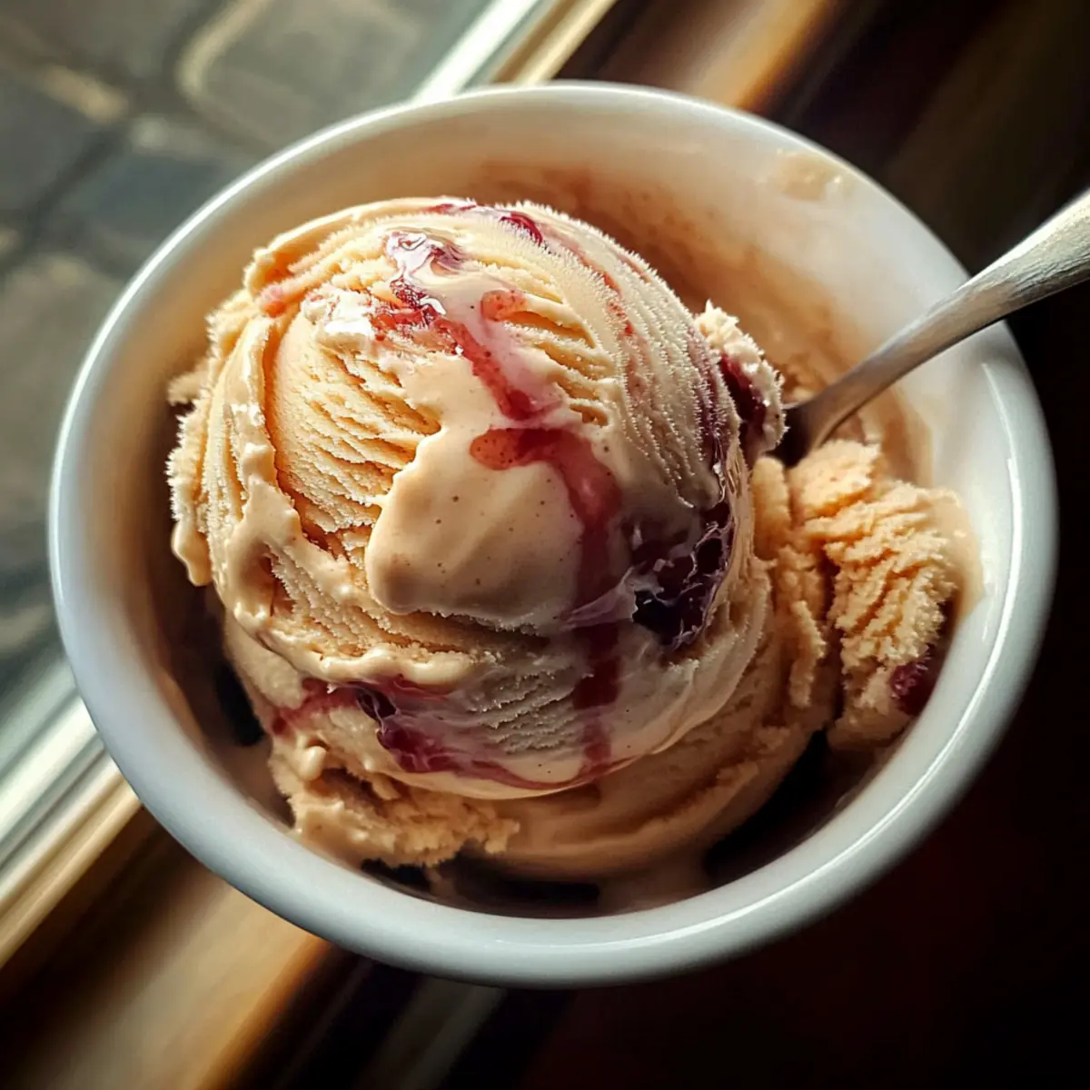 Peanut Butter Jelly Ice Cream