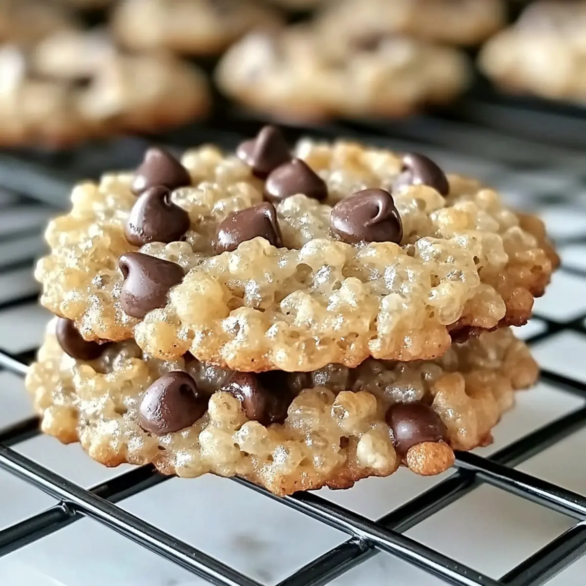 Rice Krispie Chocolate Chip Cookies