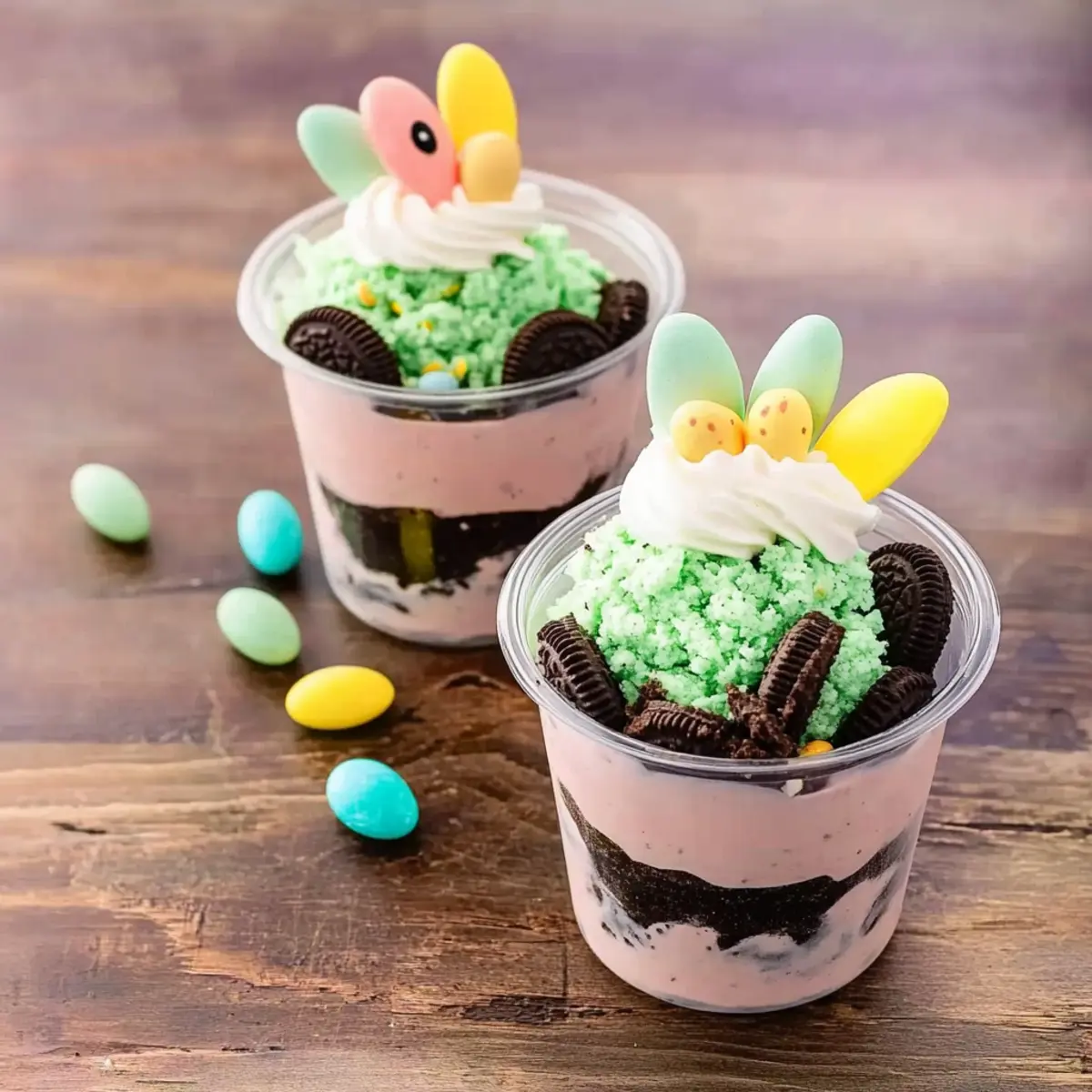 Easter Dirt Cups