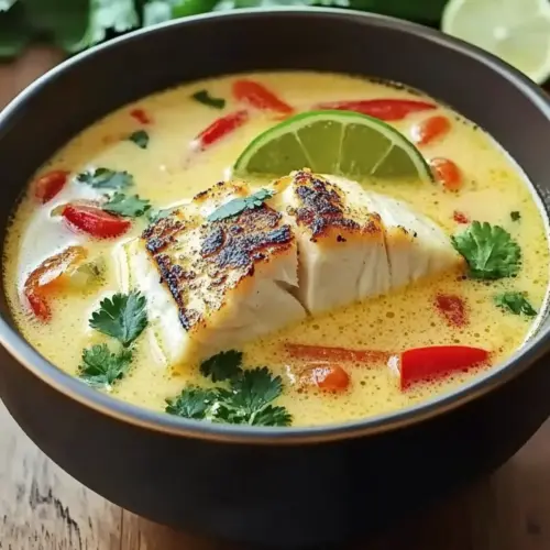 Coconut Lime Fish Soup