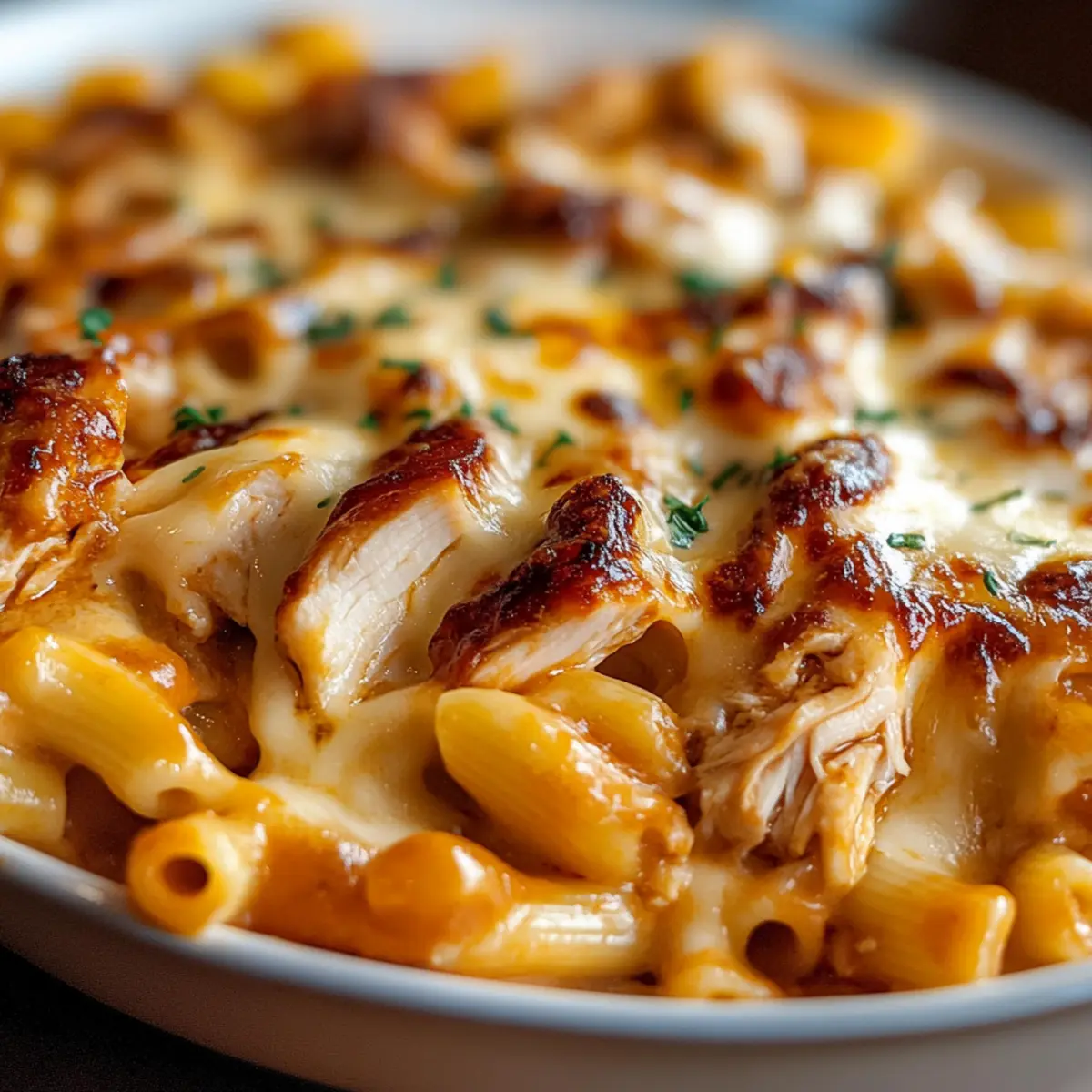 BBQ Chicken Mac and Cheese