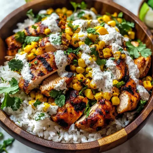 Tasty Street Corn Chicken Bowl