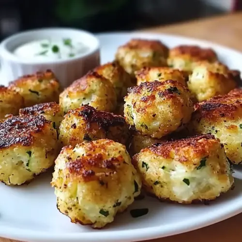 Crispy Greek Zucchini Tots