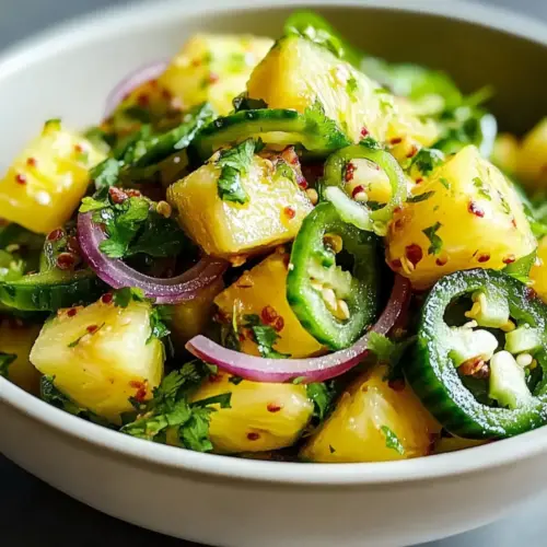 Pineapple Cucumber Salad