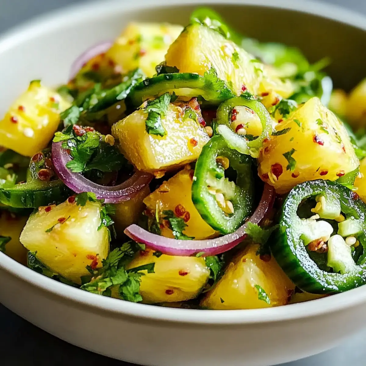 Pineapple Cucumber Salad