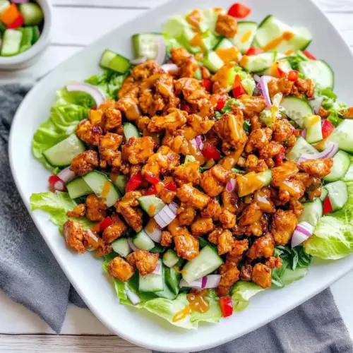 Honey Hot Chicken Salad