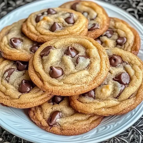 Crispy Chewy Chocolate Chip Cookies