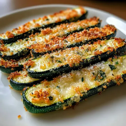 Crispy Baked Parmesan Zucchini