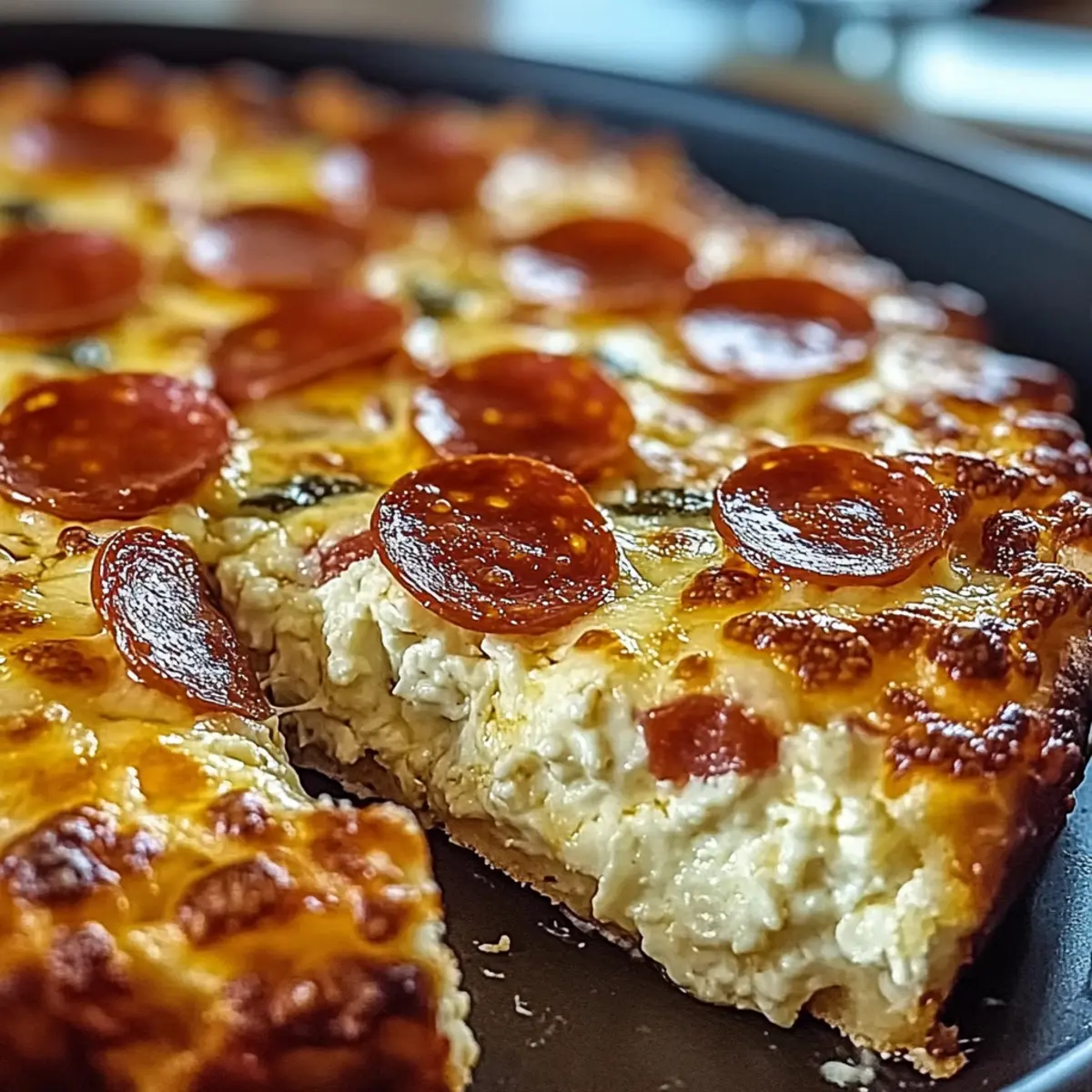 Pizza Style Cottage Cheese Bake