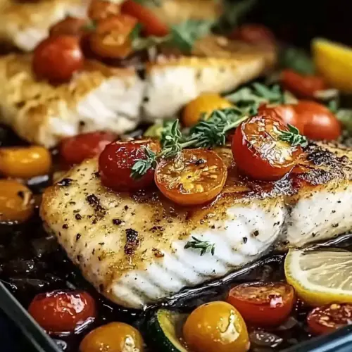 Mediterranean Baked Fish