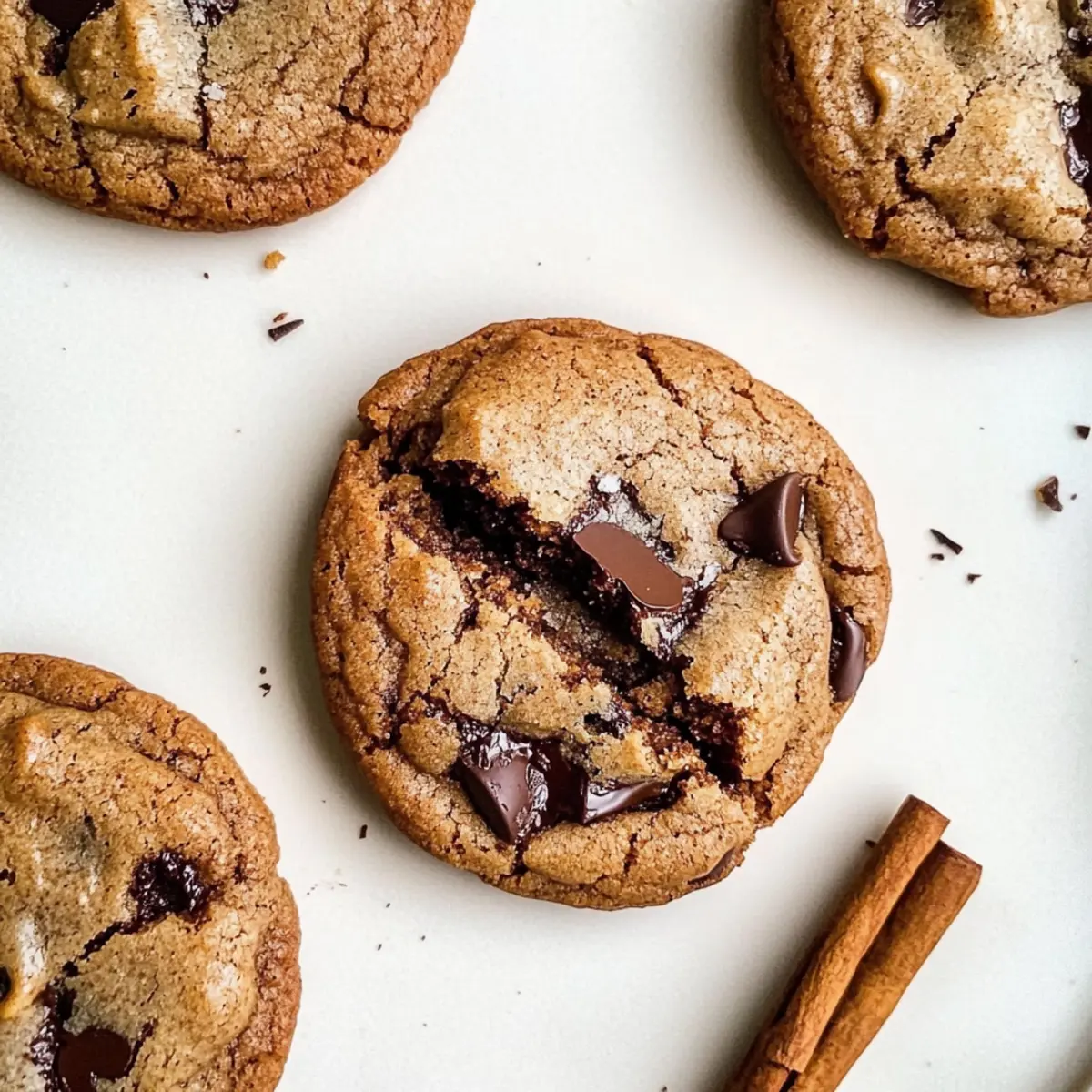 Cinnamon Chocolate Chip Cookies