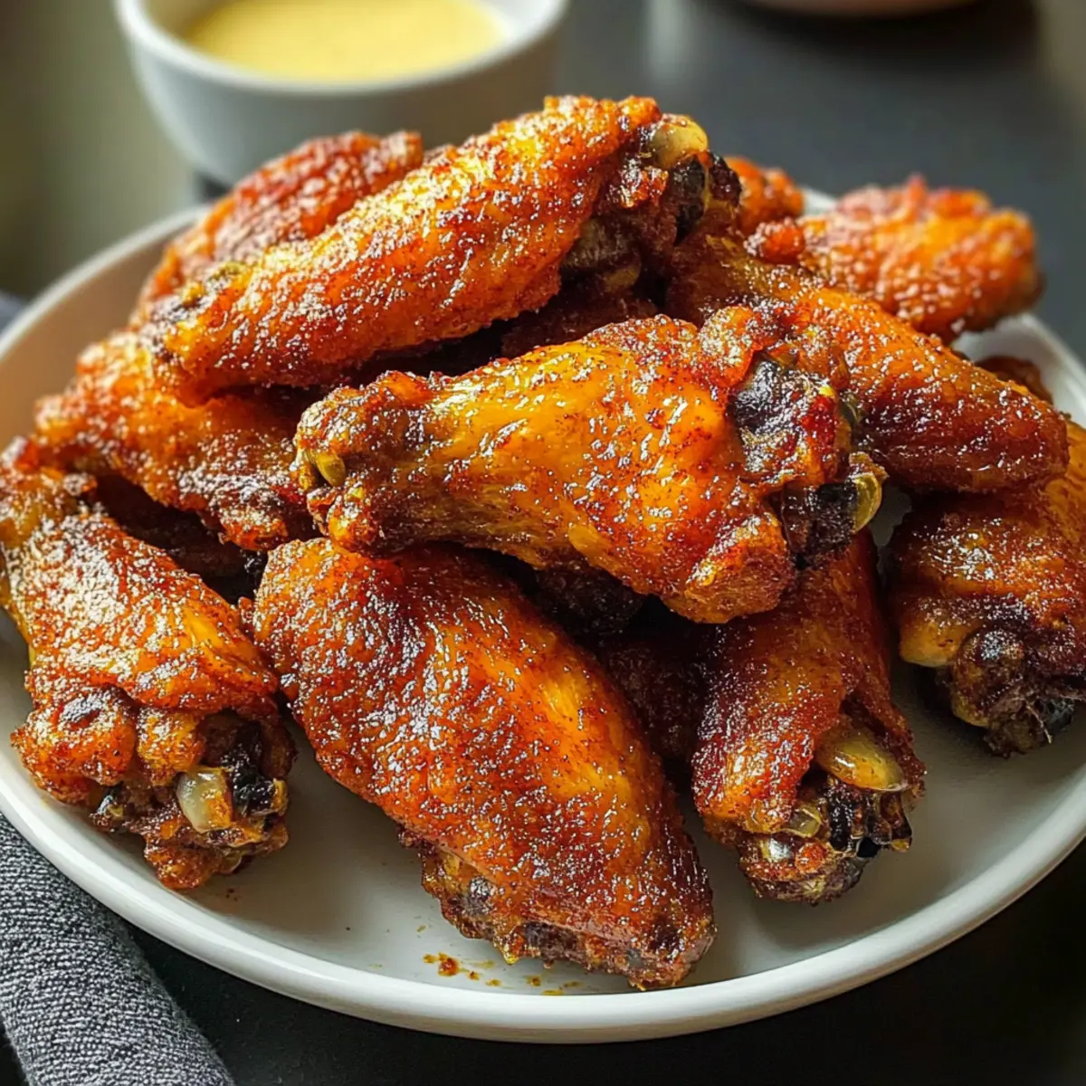 Crispy Dry Rub Chicken Wings