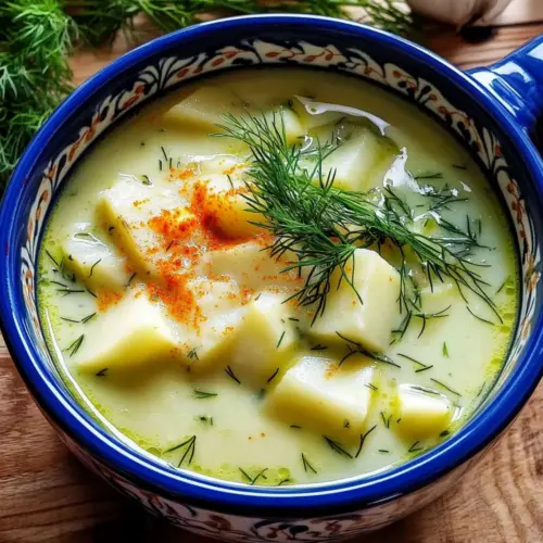 Creamy Potato & Dill Soup