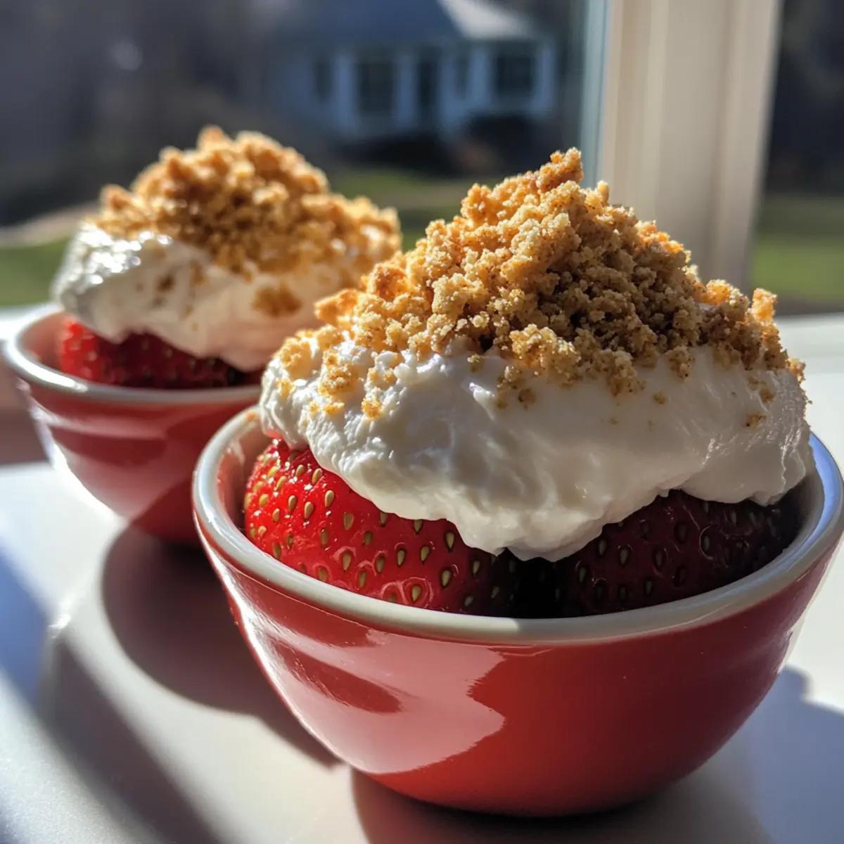 Cheesecake Deviled Strawberries