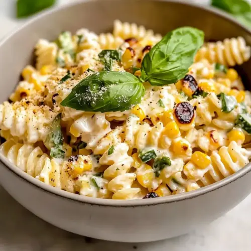 Creamy Street Corn Pasta Salad