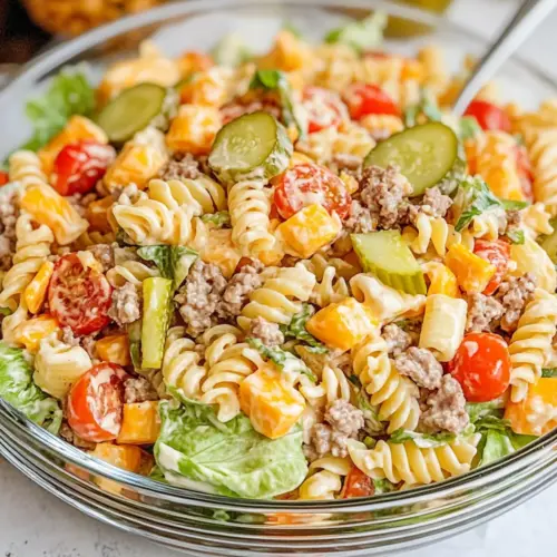 Big Mac Pasta Salad