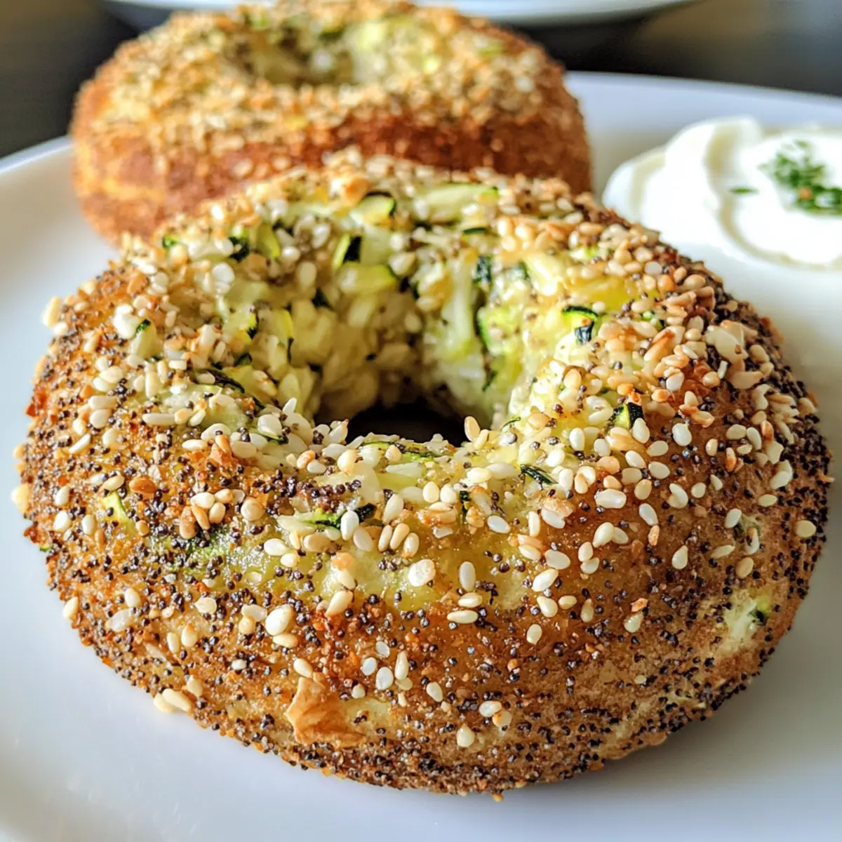 Zucchini Bagels