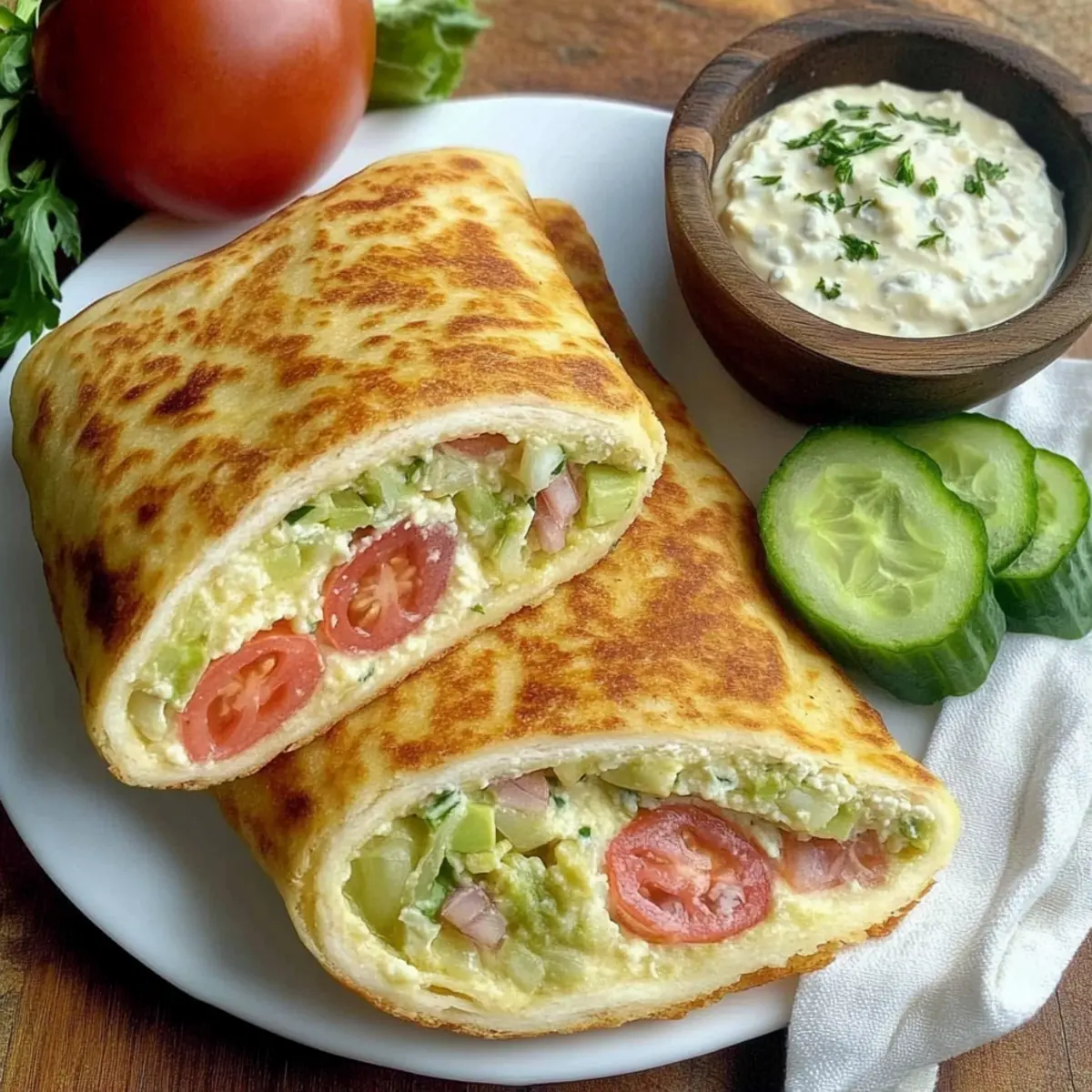 Cottage Cheese Flatbread