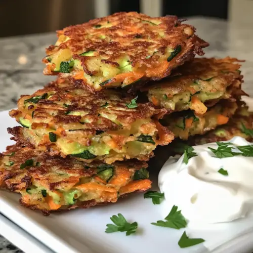 Zucchini-Carrot Fritters