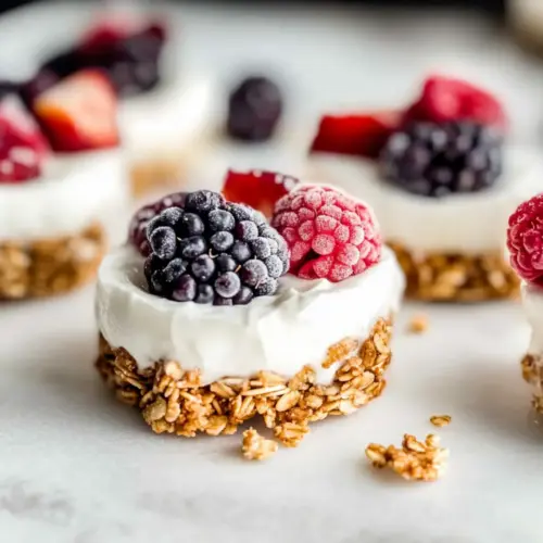 Frozen Yogurt Granola Cups