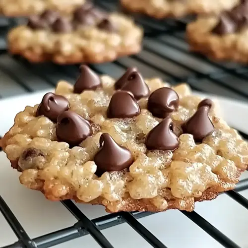 Rice Krispie Chocolate Chip Cookies