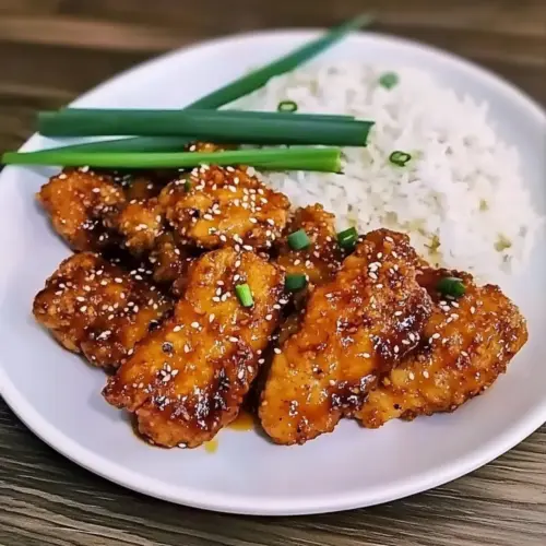 Spicy Honey Garlic Chicken Tenders
