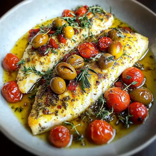 Mediterranean Baked Fish
