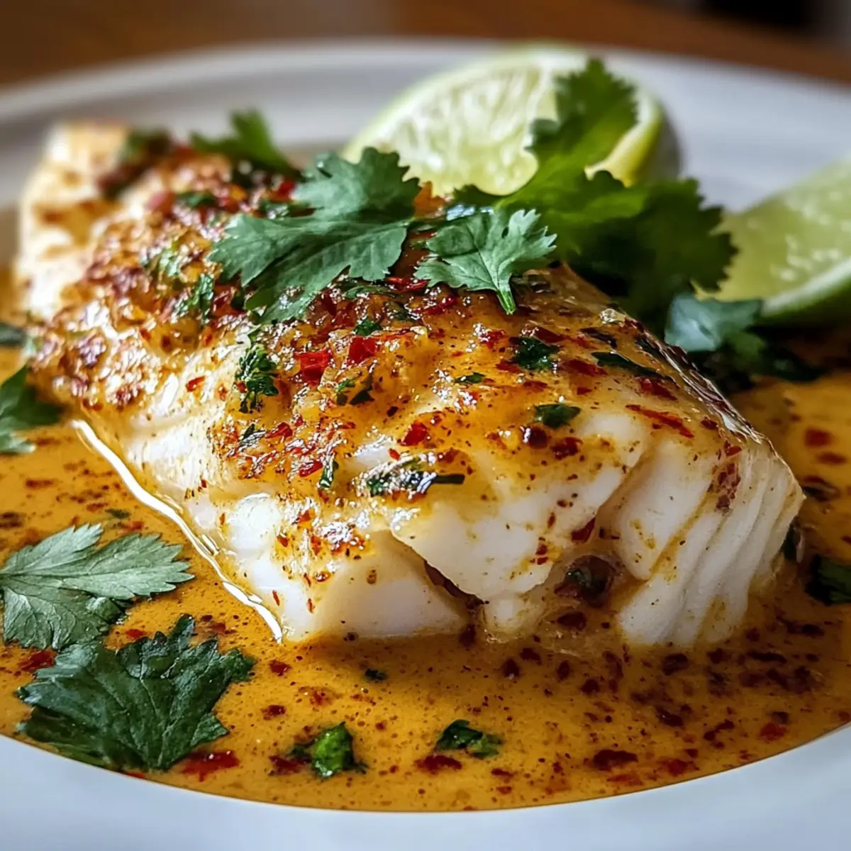Tropical Grouper with Spicy Coconut