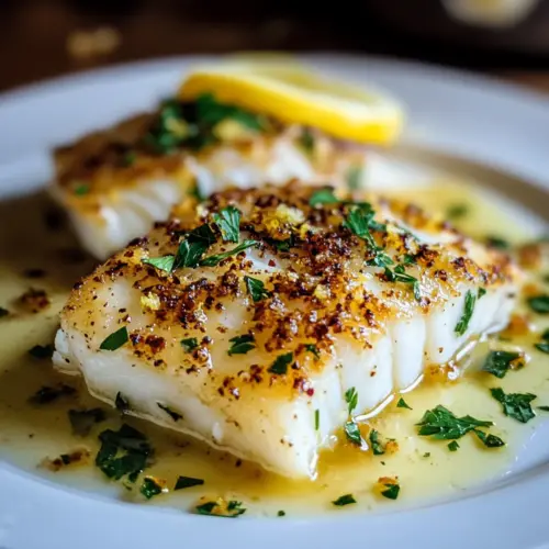 Lemon Garlic Butter Cod