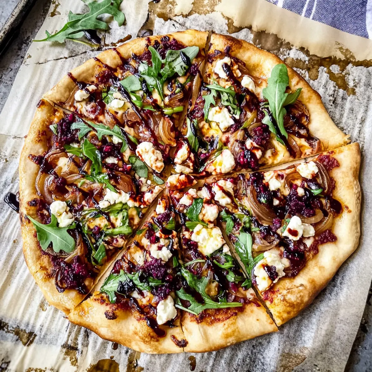 Cheese and Onion Pizza