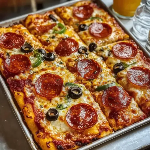 Homemade Sheet Pan Pizza