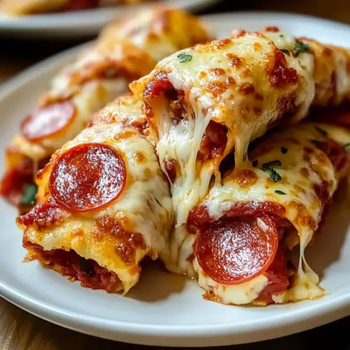 Cheesy Pepperoni Pizza Roll-Ups