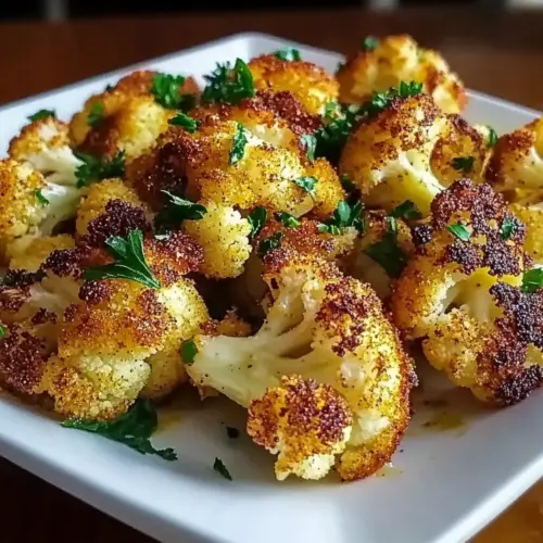 Crispy Roasted Cauliflower