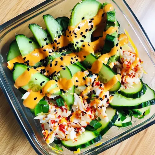 California Roll Cucumber Salad