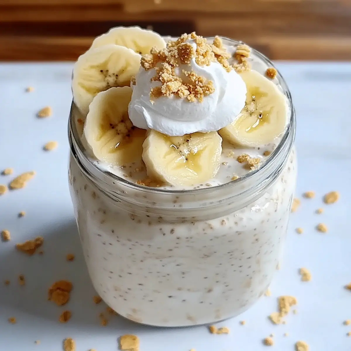 Banana Cream Pie Overnight Oats
