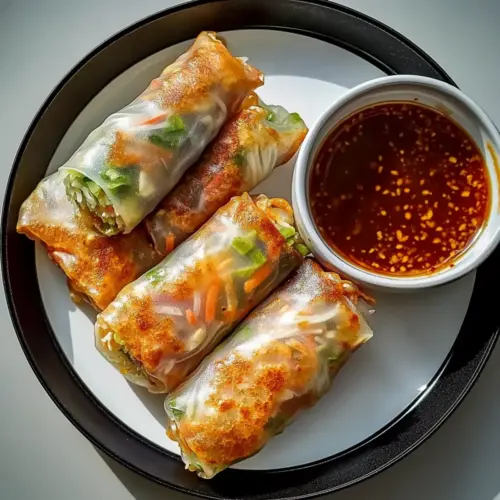 Air Fryer Rice Paper Noodle Rolls