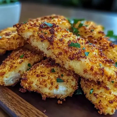 Crispy Air Fryer Parmesan Chicken Tenders
