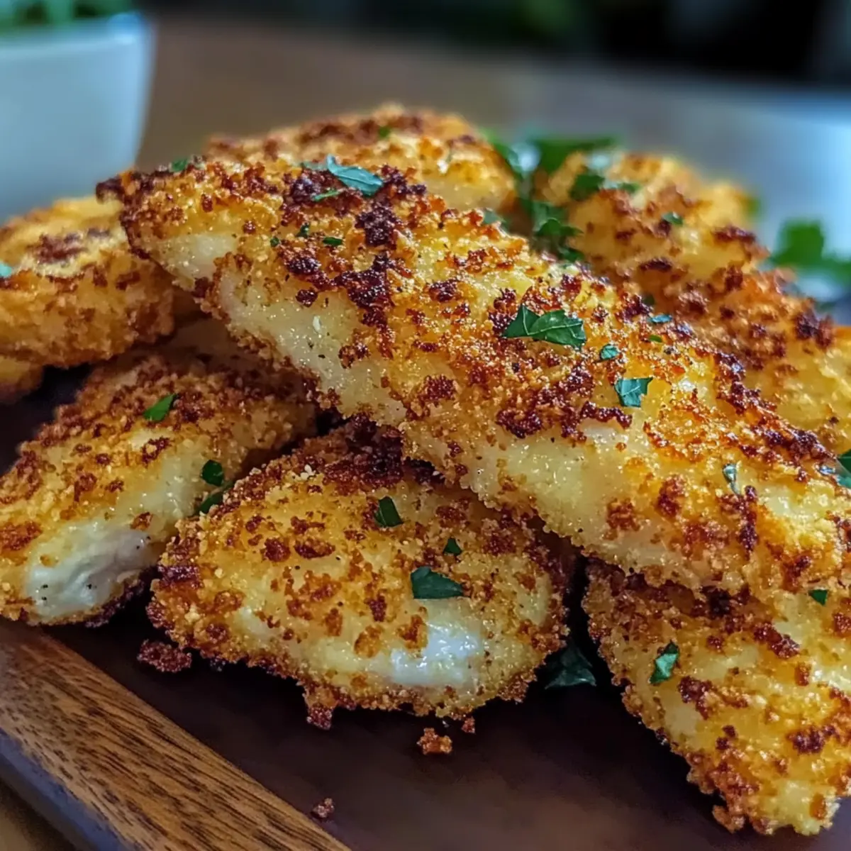 Crispy Air Fryer Parmesan Chicken Tenders