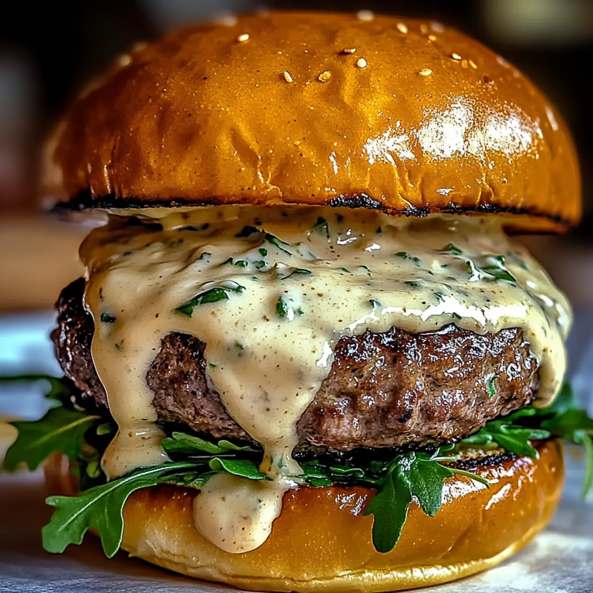 Garlic Overload Burgers