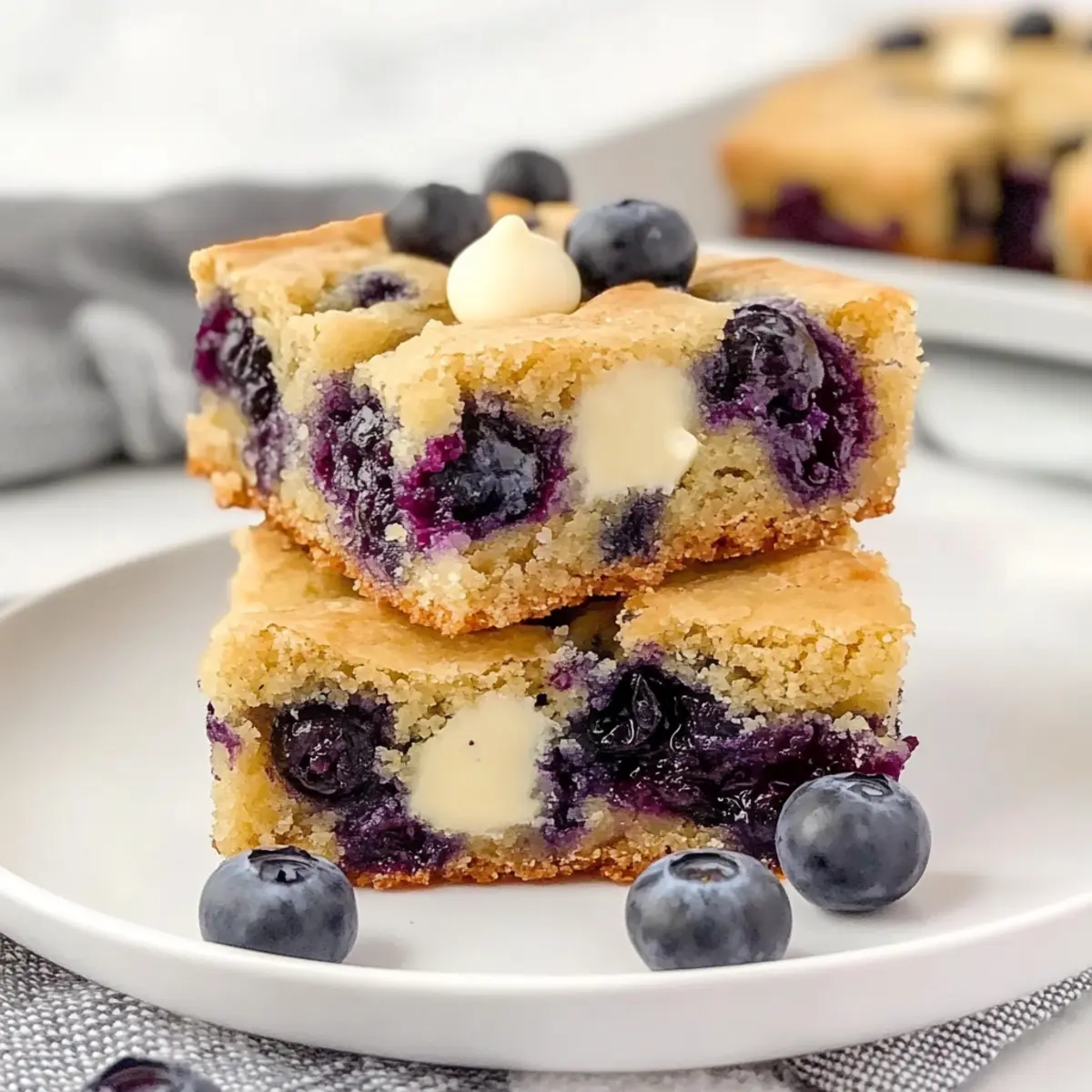 Blueberry Blondies