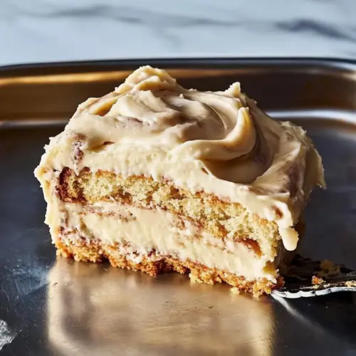 Cinnamon Roll Poke Cake