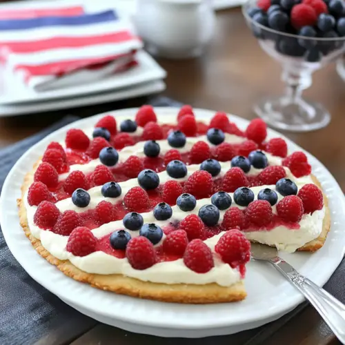 American Flag Fruit Pizza