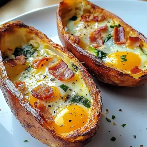 Baked Egg Boats